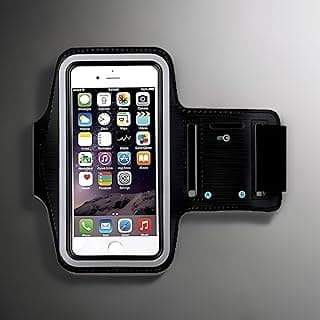 Braçadeira Suporte Celular Para Corrida, Bike E Treinos, Compatível Com Smartphones 5,5" E 6,5", Resistente, Ajustável, À Prova D'água, Marca VARENZIA