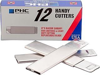 Pacific Handy Cutter Inc. HC100 Handy Box Cutter, Tap Open/Tap Close, 12 por caixa, sortidos (a embalagem pode variar)