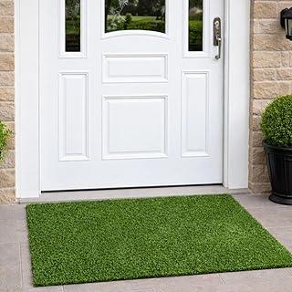 Tapete Decorativo de Grama Sintética 50x70cm 11mm Altura para Ambientes Internos e Externos