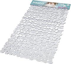 Atlas - Tapete para Banheiro com Sistema Antiderrapante de Fixação por Ventosa, Tamanho 70x38cm ,Cor Cristal