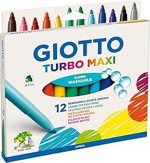 Caneta Hidrocor, Giotto, Turbo Maxi, 076200SA, 12 Cores