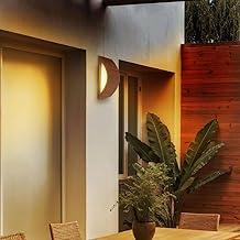 Luminária de Parede Arandela Meia Lua em Madeira 30x13cm Cor Imbuia Bivolt Soquete E27 Luz Indireta para Sala Quarto Corredor