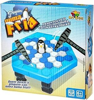 Jogo Pinguim Quebra Gelo Numa Fria Tamanho Jogos De Mesa | Brinquedo Educativo para Crianças