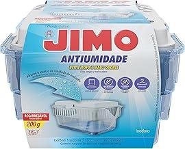 JIMO Antiumidade Absorve Excesso de Umidade do Ar Previnindo Mofo Mau Cheiro Manchas Corrosão Ideal para Ambientes Fechados Aparelho + Refil 200g