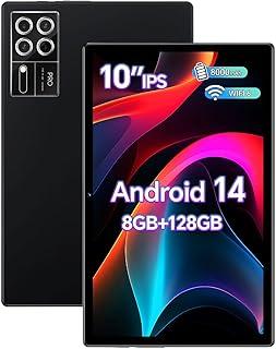 Xixaomiro S12 Tablet, 10.1 Polegadas Android 14, 8GB+128GB, Película de Proteção + Caneta Stylus + Teclado + Mouse + Capa, Tela 1920x1200, Wi-Fi 5G, Câmera 13MP/5MP, Bateria 8000mAh (Cinza)