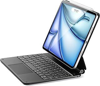 ESR Capa para iPad Air 11 polegadas com teclado M4/M3/M2 (2026/2025/2024), iPad Pro 11 e Air 5/4th Magic Keyboard Case, suporte flutuante de fácil configuração, trackpad multitoque de precisão, preto