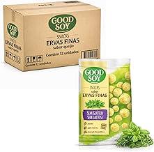 Kit 12 Snacks de Soja GOODSOY Ervas Finas 25g Sem Glúten | Snack Proteico Vegetal | Lanche Saudável Assado