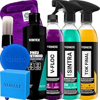 Kit Shampoo V-Floc Cera Tok Final Limpador Sintra Fast Vonixx Pretinho Vintex