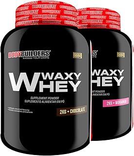 Kit 2x Waxy Whey Chocolate e Morango 2kg - Bodybuilders