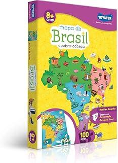 Toyster - Quebra-Cabeça: Mapa do Brasil - 100 peças