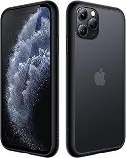 JETech Capa Fosca para iPhone 11 Pro 5,8 Polegadas, Case Proteção Contra Quedas à Prova de Choque, Capinha Traseira Translúcida Fosca para Telefone, Anti-Impressão Digital (Preto)