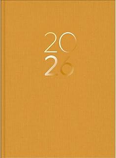 Tilibra - Planner Executivo Costurado 13,4 x 19,2 cm Lume 2026 - Mostarda