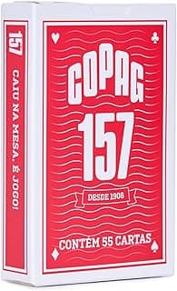 Baralho 157 Naipe Convencional - Vermelho - Copag com 14.98% de desconto por R$ 12,32 na amazon
