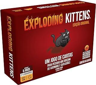 Asmodee, Exploding Kittens, Jogo de Cartas para Amigos, 2 a 5 jogadores, Idade 8+ anos, Partidas de até 15 minutos