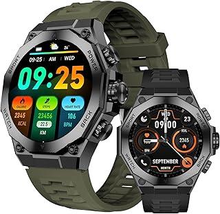 Relogio Inteligente AURAFIT Smartwatch Relógio Inteligente Masculino, com Tela AMOLED 3,6 cm, AI ChatGPT IP67 à Prova d'Água, Chamadas Bluetooth, 150+ Monitoramento Esportivo