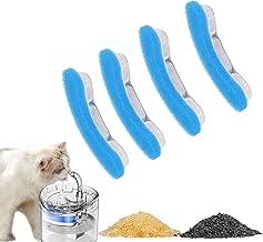 Kit com 4 Substituição Do Filtro Fonte Para Gatos Compatível com bebedouro de fonte de água para animais de estimação