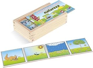 Carlu Brinquedos - Ecoteca Sequência Lógica Natureza, 16 Peças, 5+ Anos, Multicor, 1459