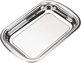 Tramontina 61310481 Assadeira Aço Inox, Prata, 475 X 310 mm