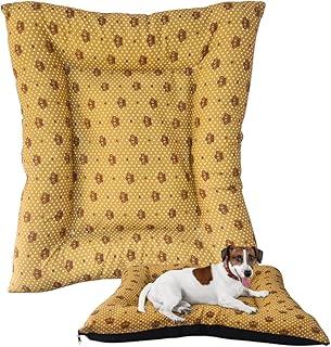 Colchonete PET Cachorro Gato Confortável Caminha Lavável Tamanhos P M G (Coroa Marron) (Pequeno)