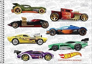 Caderno Desenho Univ Capa Dura Hot Wheels 80Fls. Pacote Com 04-98266