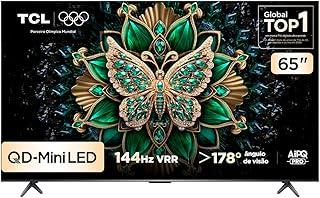 Smart TV TCL 65 Polegadas QLED Mini LED 4K C6K WiFi Bluetooth Google TV 4 HDMI 144Hz HDR10+ 65C6K