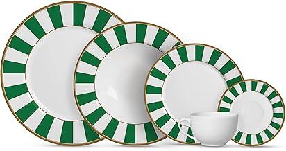 Aparelho de Jantar 20 pçs Stripe Verde Alleanza
