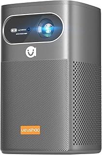 VEVSHAO V30 4K 1080p 3D Full HD Mini Portátil Projetor, Foco Automático, inteligente 5G WiFi BT 5.0, Bateria de 15000mAh, Conveniente para uso Externo