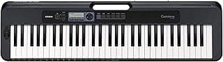 TECLADO MUSICAL CASIOTONE BÁSICO, CASIO, CT-S300C2-BR PRETO
