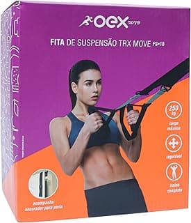 Fita De Suspensão Profissional Trx Move Preto Cinza - Fs10