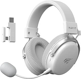 Fone Gamer Havit H2015pro, Sem Fio, 5 Modos - Multiplataform Preto (BRANCO)