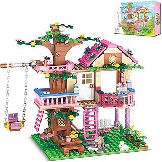 Blocos de Montar Construção Casa na Árvore Brinquedos Infantil 504 Peças