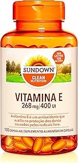 Suplemento Alimentar Sundown Vitamina E 400UI 100 Cápsulas