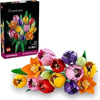 LEGO Botanicals Buquê de Tulipas; Decoração de Flores 11501 com 14.2% de desconto por R$ 428,99 na amazon