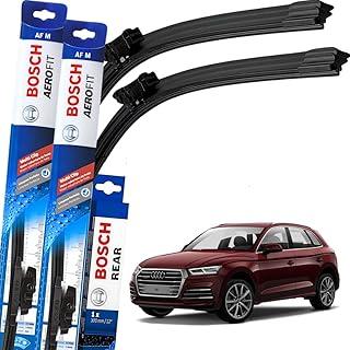 Kit Palheta Limpador Parabrisa Par Dianteiro e Traseiro Original Bosch Multiclip Q5 2018 À 2025