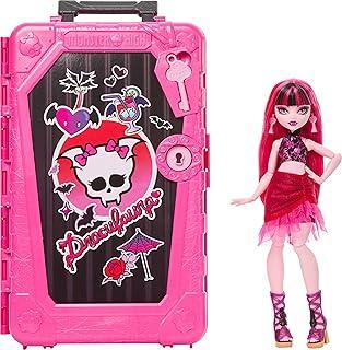 Monster High Skulltimate Secrets Gore-geous Oasis Draculaura, Boneca com 19 Surpresas, Roupas e Acessórios, Mattel