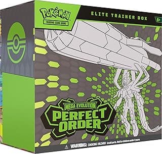 Pokémon TCG: Mega Evolution - Perfect Order - Elite Trainer Box - Inglês com 10% de desconto por R$ 350,98 na amazon