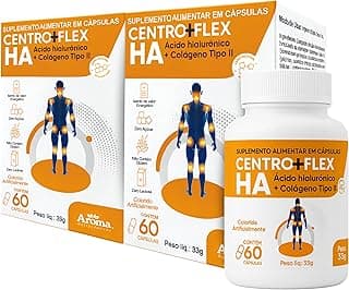 Centro+Flex HA | Ácido Hialurônico e Colágeno Tipo 2 Combo Duplo 120 Caps