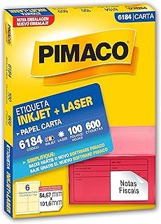 Etiqueta Ink-Jet/Laser Carta 84.7x101.6, Pimaco, 874774, Branca, 600 Etiquetas