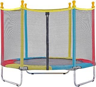JUSTFUN, Cama Elástica Infantil 1,40M ou 1,80M Trampolim Infantil Cama Elástica Resistente Pula Pula Premium para Área Interna ou Externa Playground Brinquedo Diversão para Crianças Brincar