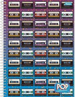 Caderno 15 Matérias Capa Dura 2019 Pop Collection 300 Folhas, Foroni 8053, Multicor, 2 Unidades