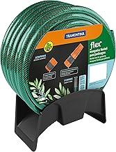 Mangueira Flex Para Jardim, 15 M, Com Esgates Rosqueados, Esguicho E Suporte Mural