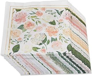 Kate Aspen Guardanapos de papel decorativos florais para coquetéis (Conjunto de 30) para servir almoço, 2 camadas, perfeitos para chás de panela