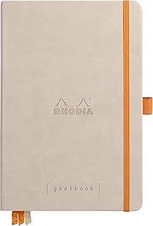 Goalbook Caderno Pontilhado Rhodia A5 Capa Dura Beige