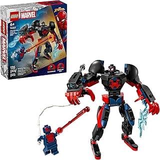 LEGO | Marvel Robô do Miles Morales vs. Spider-Man 2099 76337 com 10.01% de desconto por R$ 107,98 na amazon