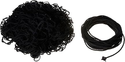 Kit Rede/Tela De Proteção Preta - 4,64M2