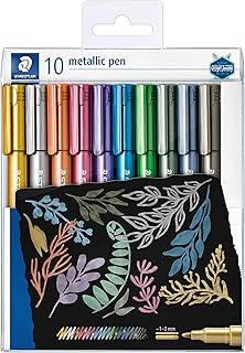 STAEDTLER Marcador Metálico, 10 Cores, 8323 TB10