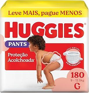 Huggies Fralda Pants Descartável Proteção Acolchoada G - 180 fraldas