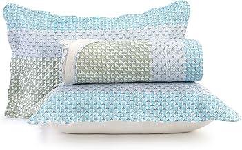 Kit Colcha Bouti Queen 03 Peças Dupla Face Teka