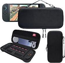 Case para Nintendo Switch 2 (2025), Estojo De Transporte Rígido Portátil 10 Compartimentos Para Cartões Jogo, Bolsa Viagem Protetora Acessórios Console