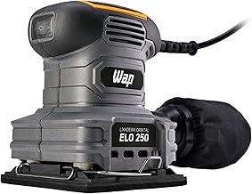 WAP Lixadeira Roto Orbital ELO 250 com Coletor de Pó Removível, Empunhadura e Base Emborrachada, 110 x 105mm 250W 220V